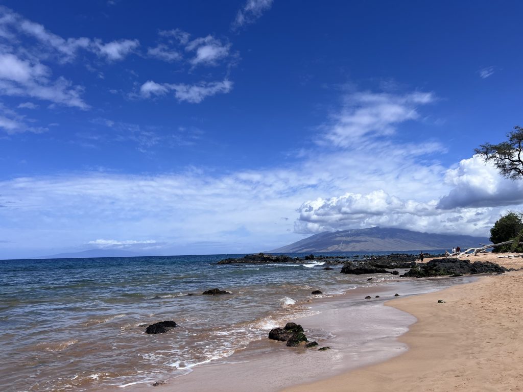 view of a beach in Maui, Hawaii